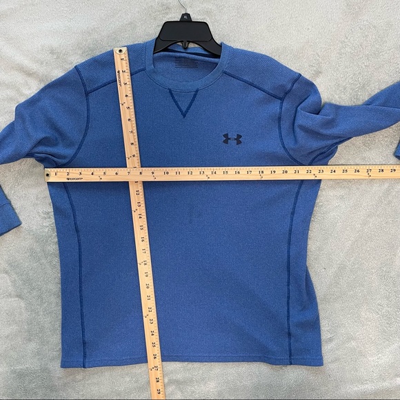 Under Armour Mens Long Sleeve Shirt Crew Neck - Picture 8 of 8